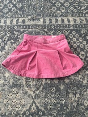 Girls Pink Corduroy Skirt